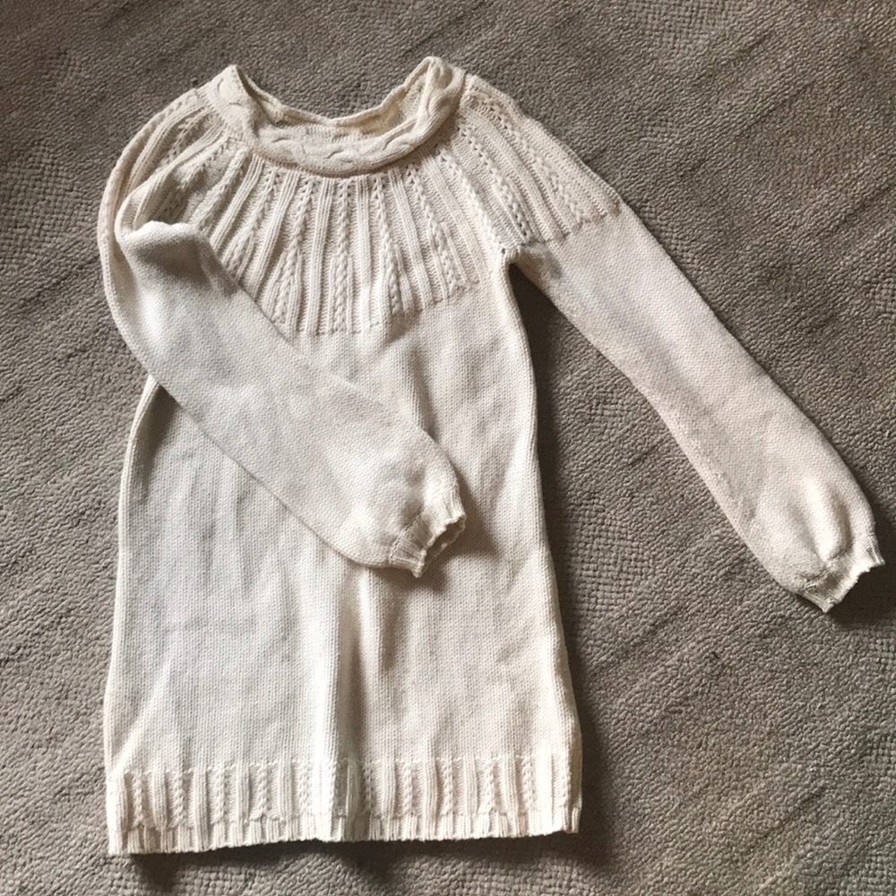 Knit sweater dress
